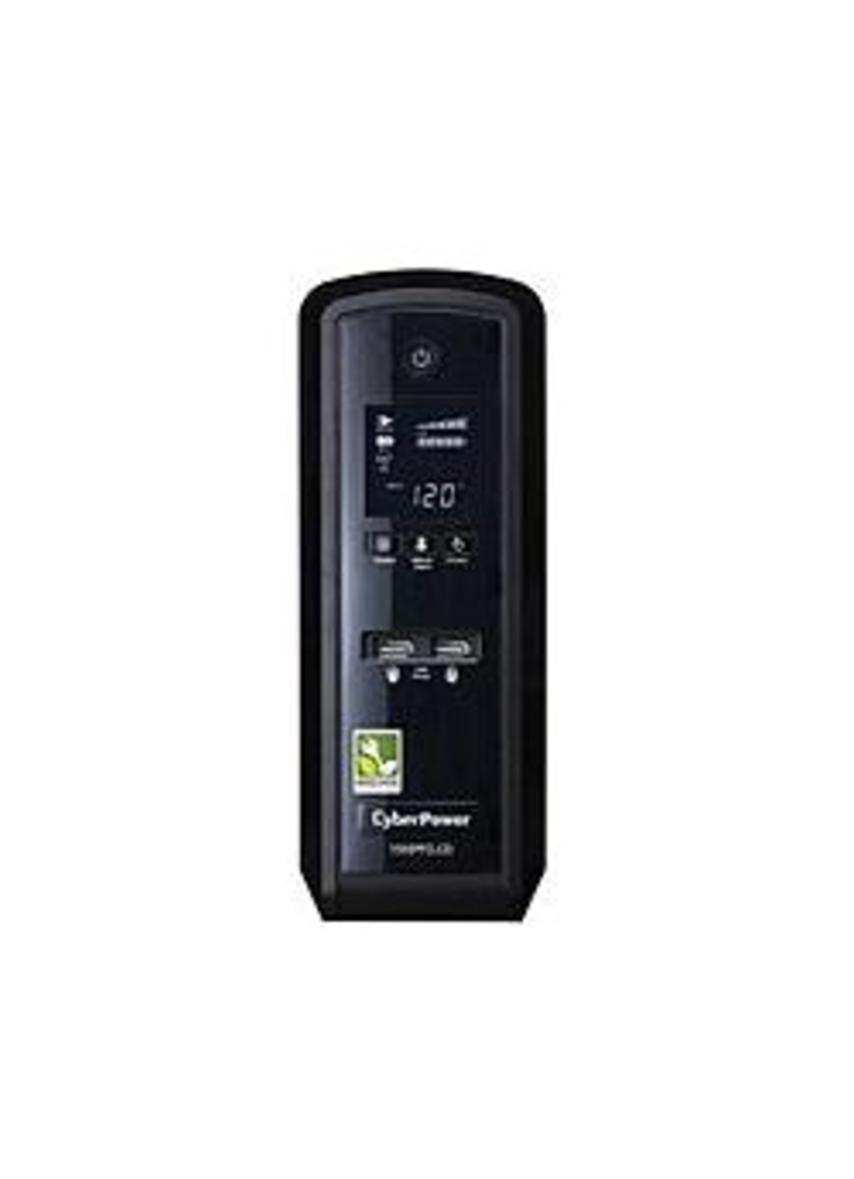 Cyberpower PFC Adaptive Sinewave Intelligent LCD CP1500PFCLCD 10-Outlets Tower UPS - 1.5 kVA/900 Watts - 8.5 Ah - DB-9 Serial, USB