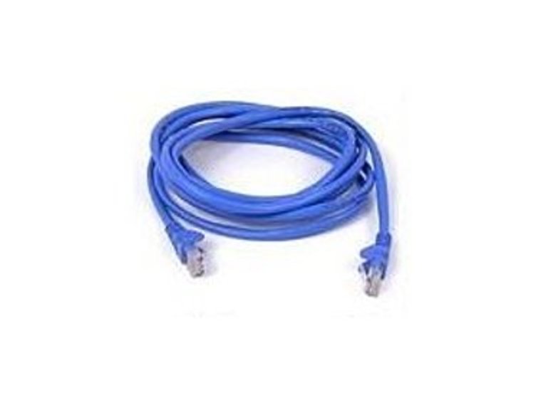 Belkin A3L980-10-BLU-S 10 Feet Cat-6 Snagless Patch Cable - RJ-45 Male/Male - Blue