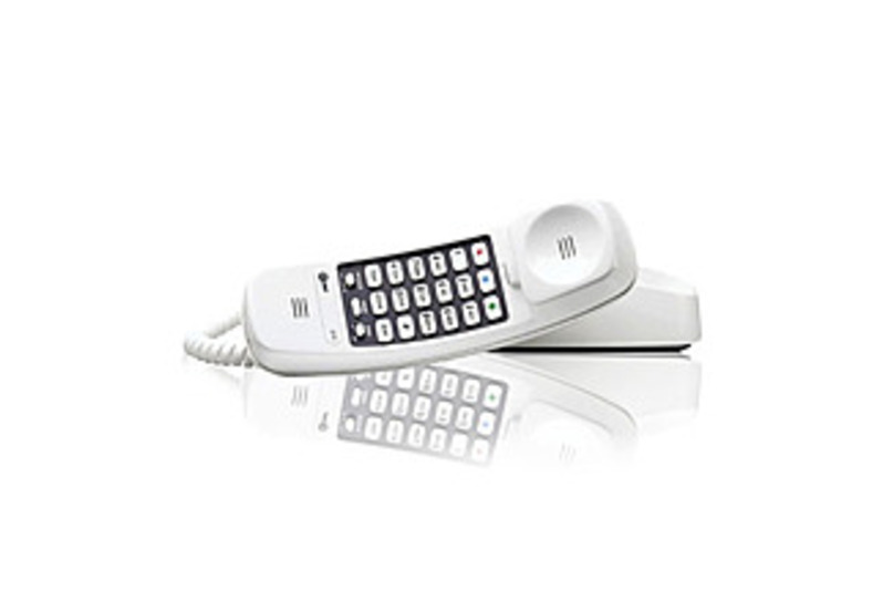 ATT Trimline 210WH Single-Line Corded Telephone - White