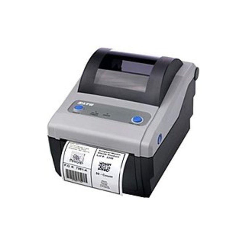 Sato Compact WWCG12041 CG412 Direct Thermal/Thermal Transfer Lable Printer - 305 dpi - 4 inches/second - 4.1 inches - USB, LAN - 110, 220V AC