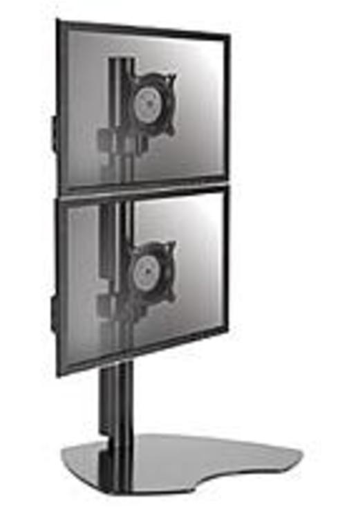 Chief KTP230B Flat Panel Dual Vertical Monitor Table Stand - Black