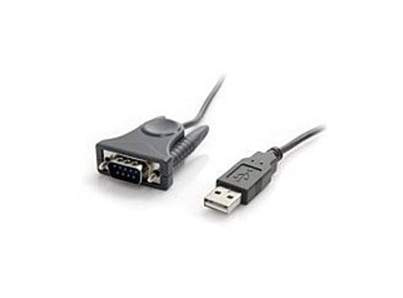 StarTech ICUSB232DB25 USB to RS232 DB9/DB25 Serial Adapter Cable - M/M - Gray