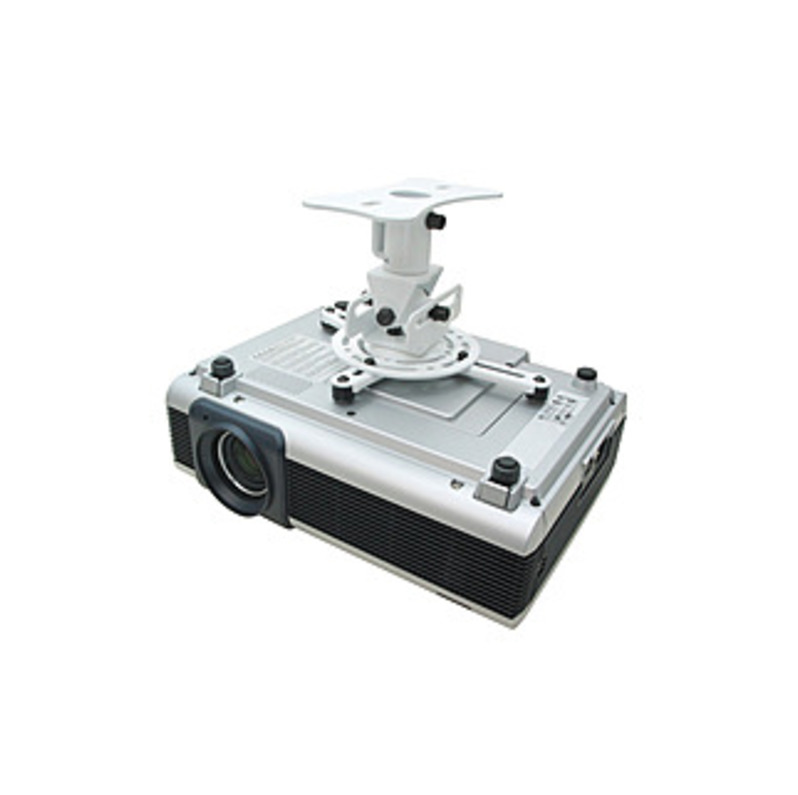 Atdec Telehook TH-WH-PJ-FM Universal Flush Mount for Projectors - Steel - White