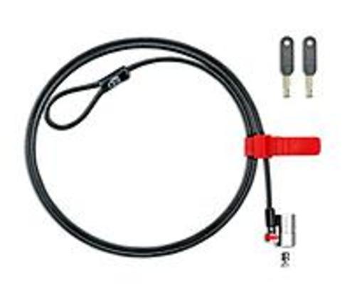 Kensington ClickSafe K64639 5 Feet Master Access Keyed Laptop Lock - Black