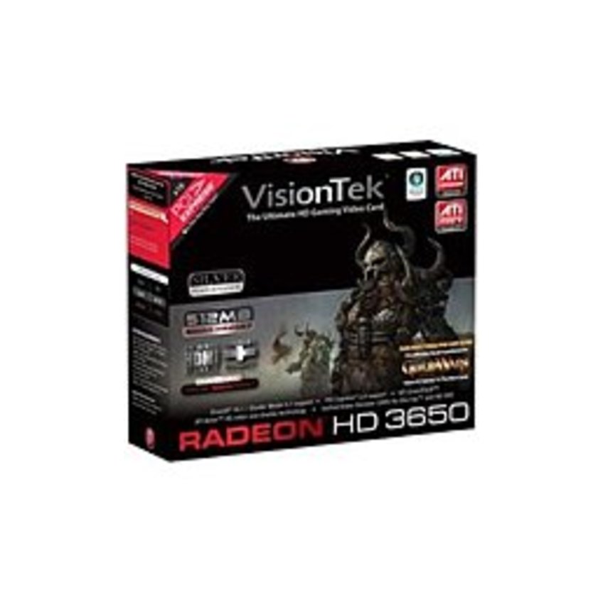 VisionTek 900232 ATI Radeon HD 3650 Video Card - 512 MB GDDR2 - PCI Express 2.0 x16 - DVI, HDTV