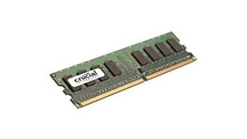 Crucial CT25664AA800 240-pin DIMM DDR2 PC2-6400 Memory Module - 800 MHz (PC2-6400)