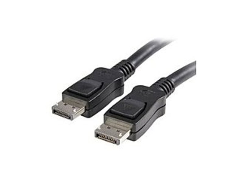 StarTech DISPLPORT6L 6 Feet DisplayPort Cable with Latches - 1 x 20-pin DisplayPort Male/Male