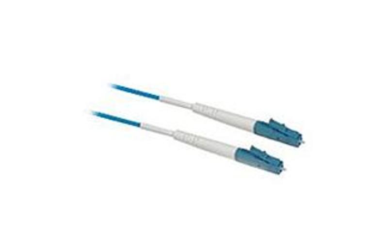 Cables To Go 33445 3.3 Feet LC/LC Simplex/125 Single-Mode Fiber Patch Cable - LC single mode-male, LC single mode-male - Blue