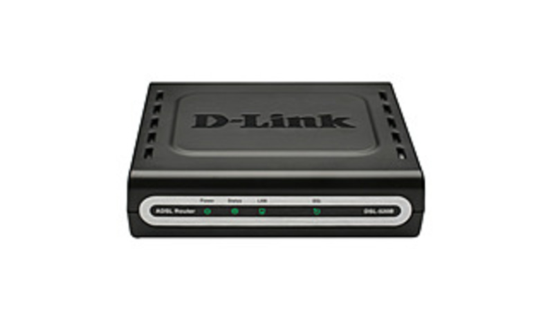 D-Link DSL-520B ADSL2+ Modem Router - 10/100 Base TX Ethernet Port, RJ-11 ADSL Port - 24 Mbps - Black