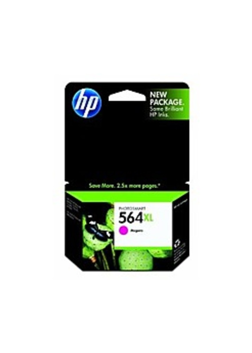 HP CB324WN140 564XL Ink Cartridge for Photosmart B8550, C6380, D5445, D5460 Printers - Magenta