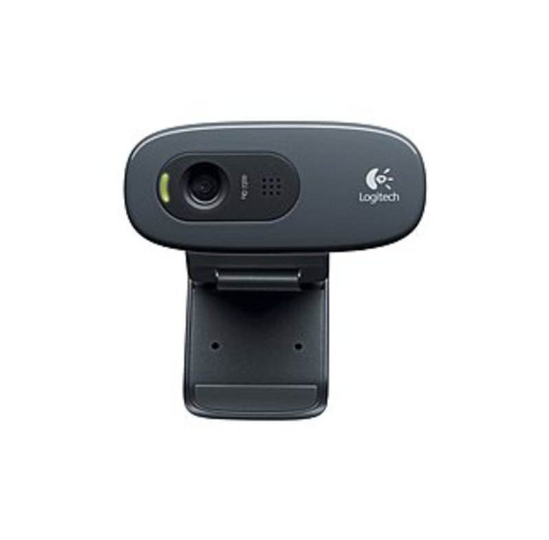 Logitech C270 3 Megapixels HD Webcam - 720p Video - Widescreen - USB 2.0 Interface - Black