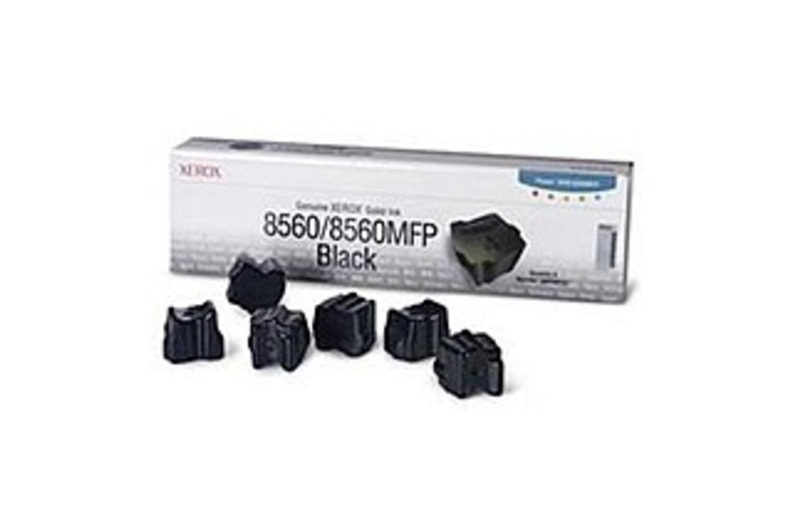 Xerox 108R00727 Solid Ink Stick for Phaser 8560, 8560MFP Printer - 6 Pack - Black