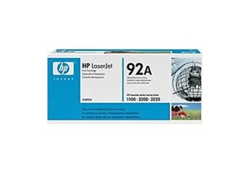 HP C4092A 92A Laser Toner Cartridge for LaserJet 1100, 1100a Printers - 2500 Pages at 5% Coverage - Black