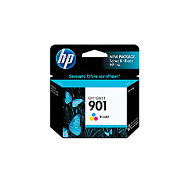 HP CC656AN 901 Inkjet Print Cartridge for Officejet J4580 Printer - 360 Pages Yield - Tri-color