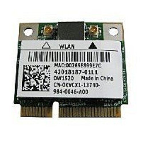 Dell CN-0KVCX1 Half Mini Card for Studio 1558 - PCI-e - Wi-Fi - Wireless