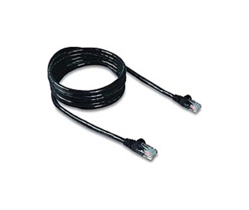 Belkin A3L980-10-BLK-S 10 Feet Patch Cable - RJ-45 Male/Male - Category 6 - Black