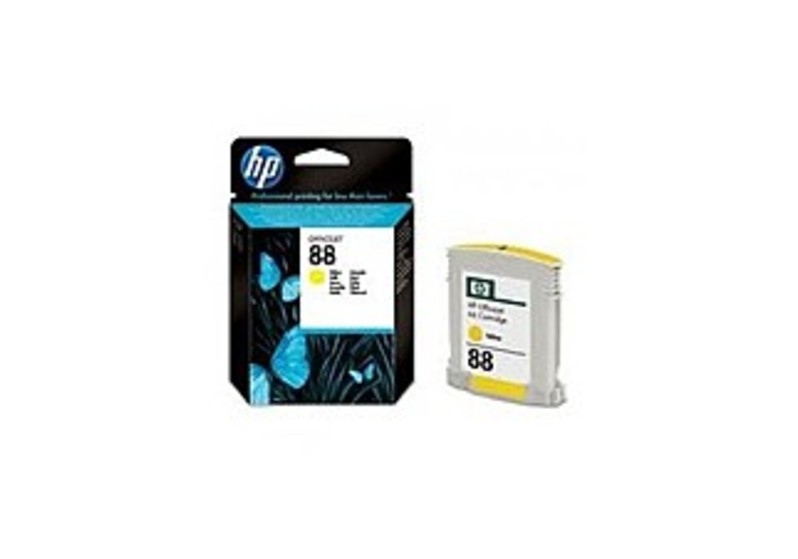 Hewlett-Packard C9388A 88 Ink Cartridges for HP Officejet Pro L7780, K8600DN - Yellow