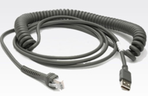 Motorola CBA-U12-C09ZAR 9 Feet Series A USB Cable - Coiled Connector