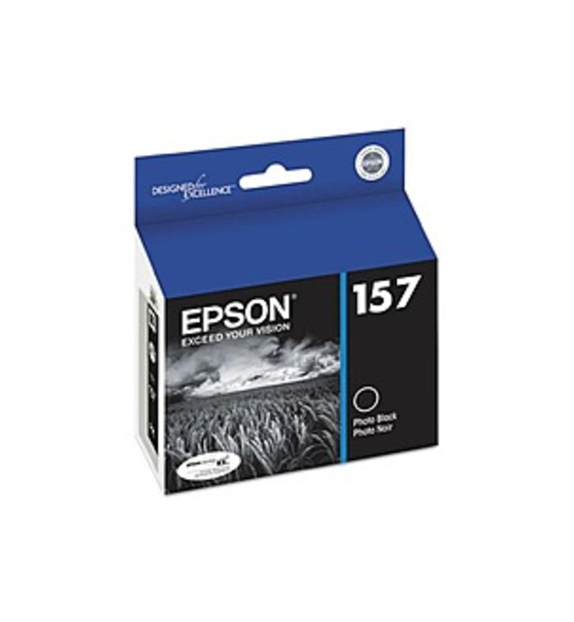 Epson UltraChrome K3 T157120 Inkjet Ink Cartridge for Stylus Photo R3000 Printer - Photo Black