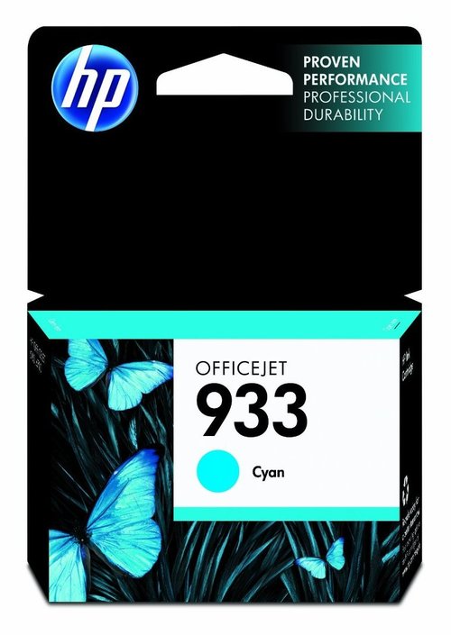 HP CN058AN140 933 Ink-Jet Ink Cartridge for Officejet 6100 ePrinter - 330 Pages - Cyan