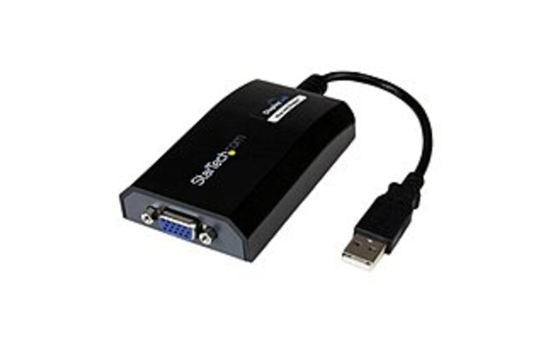 http://www.techforless.com - StarTech USB2VGAPRO2 USB-VGA Adapter – 1920 x 1200 – Black 49.49 USD