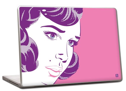 Pierre Belvedere 076530 Removable Skin for 15-inch Laptops - Pop Girl