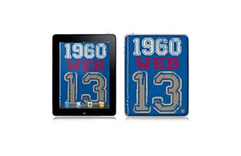 Pierre Belvedere 076710 Removable Skin for Apple iPad - Stitched Tag