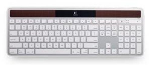 Logitech 920-003677 K750 Wireless Solar Keyboard for Mac - 2.4 GHz - White