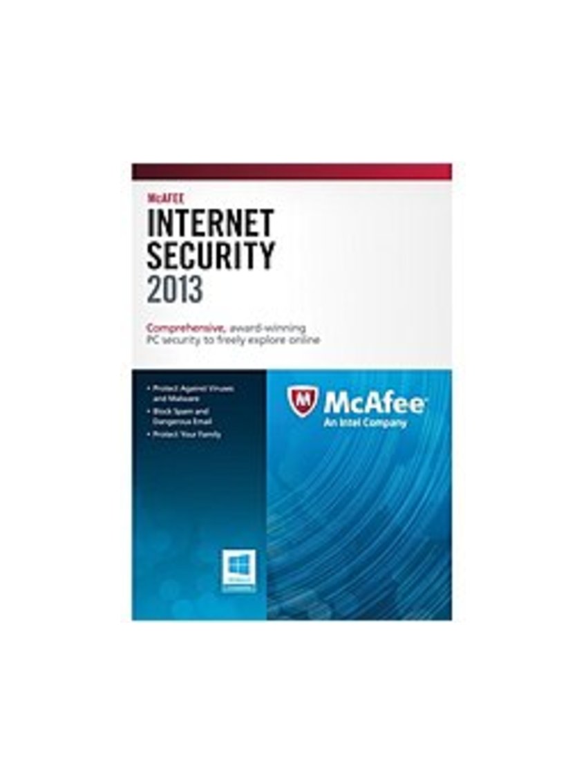 McAfee MIS13EMB1RAA Internet Security 2013 - 1 PC