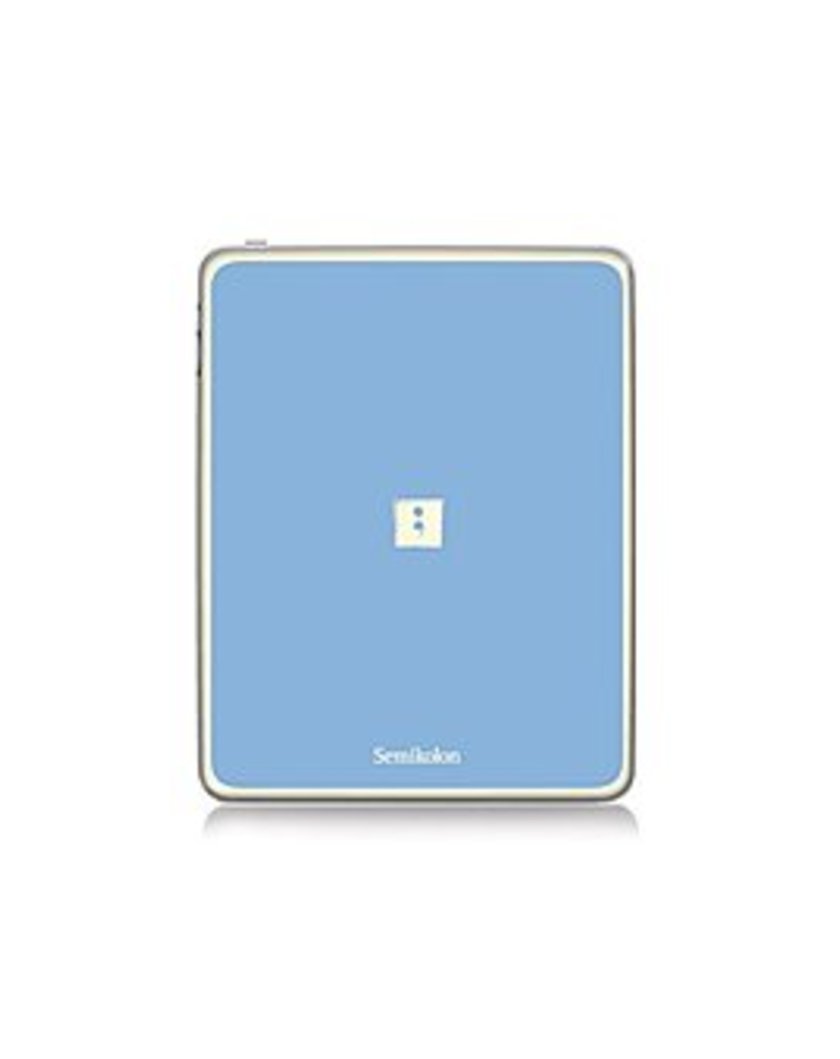 Semikolon 9920009 Removable Skin for iPad 2 - Ciel Sky Blue