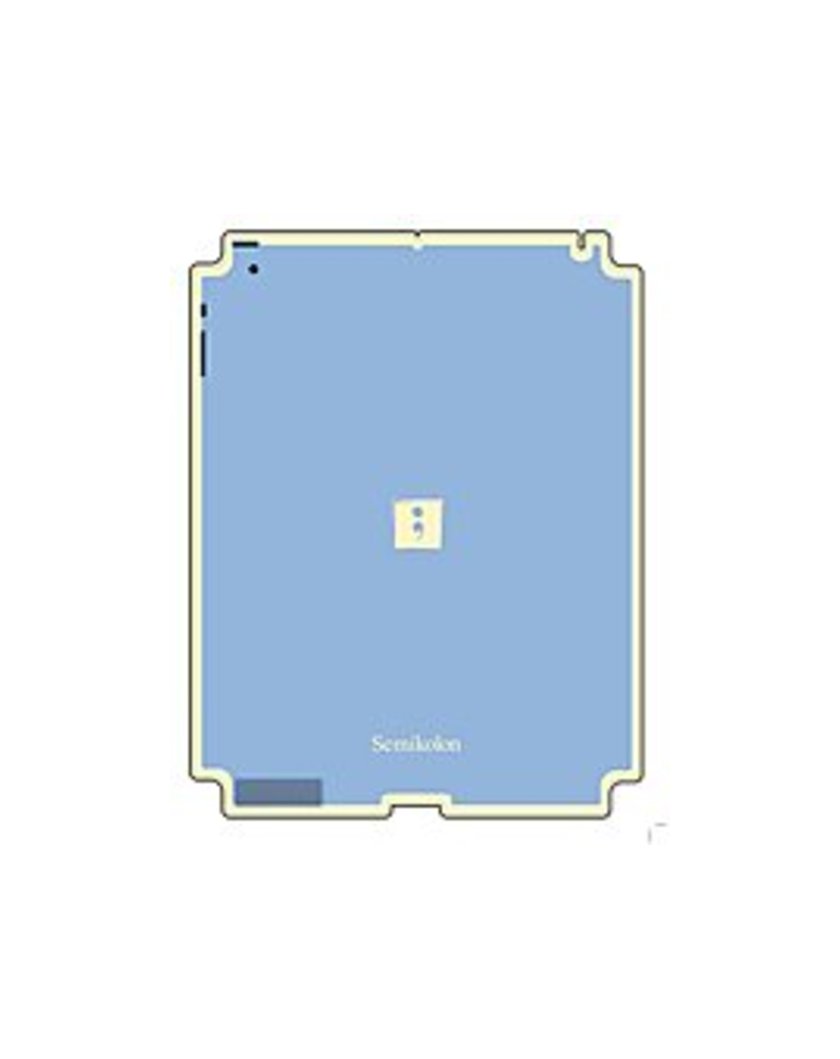 Semikolon 9930009 Removable Skin for iPad 2 - Ciel Sky Blue
