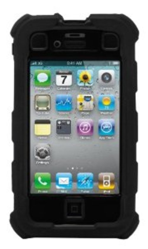 Ballistic Hard Core Series HA0778-M005 Smartphone Case for iPhone 4 - Black