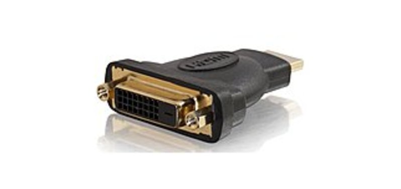 C2G 757120407454 40745 Video Adapter - 1 x 24-pin DVI Female, 1 x 19-pin HDMI Male - Black