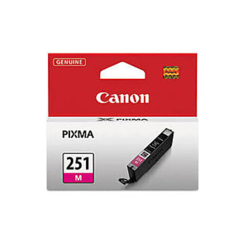 Canon CLI Series 6515B001 CLI-251M Inkjet Cartridge - 298 Pages - Cyan