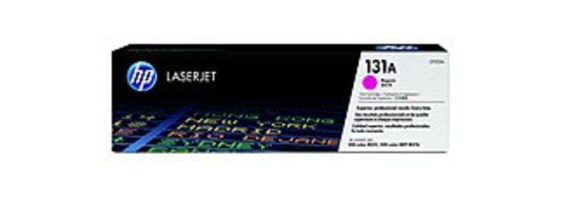 HP CF213A 131A Toner Cartridge for LaserJet Pro Printers - Laser - 1800 Pages - Magenta