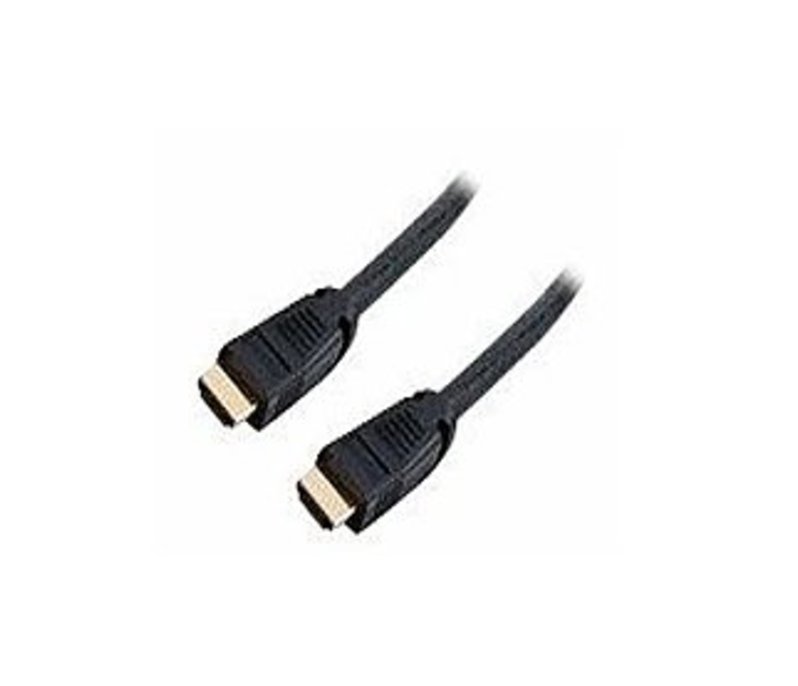 Image of C2G Pro Series 757120411918 41191 25 Feet Audio/Video Cable - 1 x HDMI Digital Audio/Video Male/Male - 24 AWG - Black