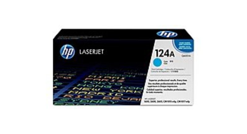 HP Q6001A 124A Print Cartridge for LaserJet 2600n Printer - Laser - 2000 Pages - Cyan