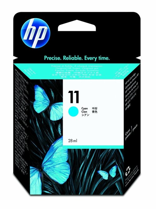 HP C4836A 11 Color Ink Cartridge for Business InkJet Series Printers - Inkjet - 750 Pages - Cyan