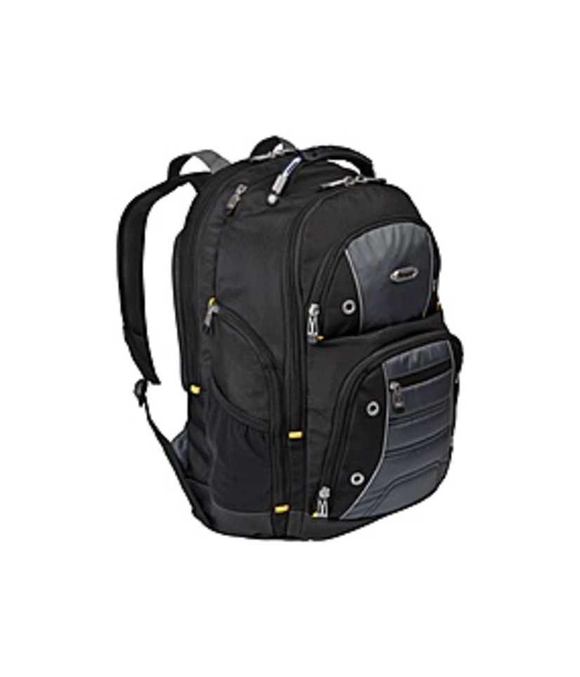 Targus Drifter II TSB239US Nylon Notebook Backpack for 17-inch Display - Black, Gray