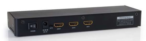 C2G 40471 2-Port HDMI V1.3 Splitter - 1 HDMI Female, 2 HDMI Female - Black
