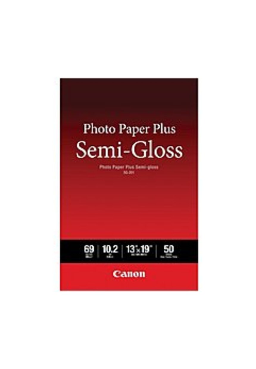 Canon 1686B064 Photo Paper Plus Semi-Gloss For Canon I80 Printers - 13.0 X 19.0 Inches - 50 Sheets