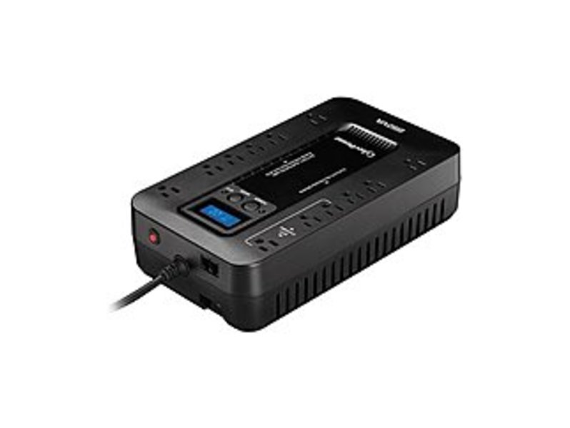CyberPower Ecologic Series EC850LCD Simulate Sine Wave Standby UPS - 47-63 Hz - 510 Watts/850 VA - 526 Joules