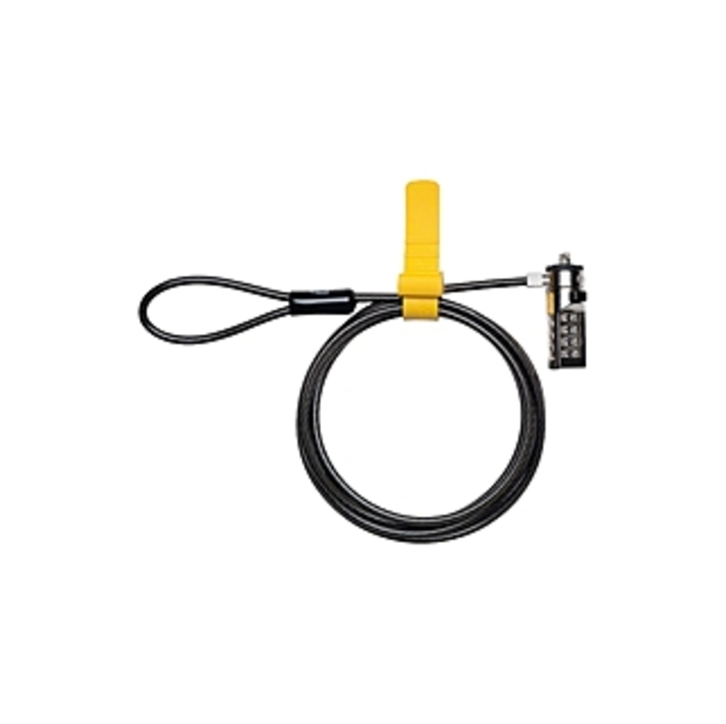Kensington K67819WW Preset Combination Laptop Lock - Combination Lock - Carbon Steel - 6 ft