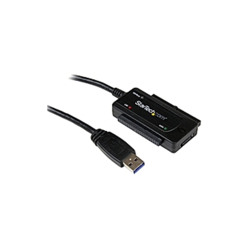 StarTech.com USB 3.0 to SATA or IDE Hard Drive Adapter Converter - USB/SATA/IDE for Hard Drive, Motherboard, Storage Drive, Notebook - 1 Pack - 1 x Ty