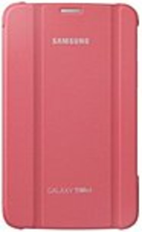 Samsung Carrying Case (Book Fold) for 7" Tablet - Berry Pink - Synthetic Leather