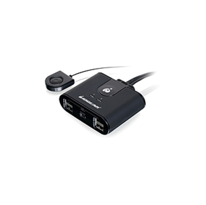 Iogear 2x4 USB 2.0 Peripheral Sharing Switch - USB - External - 4 USB Port(s)