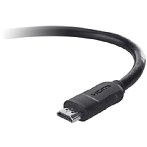 Image of Belkin F8V3311b06 HDMI Cable - HDMI - 6 ft - HDMI Male - HDMI Male - Black