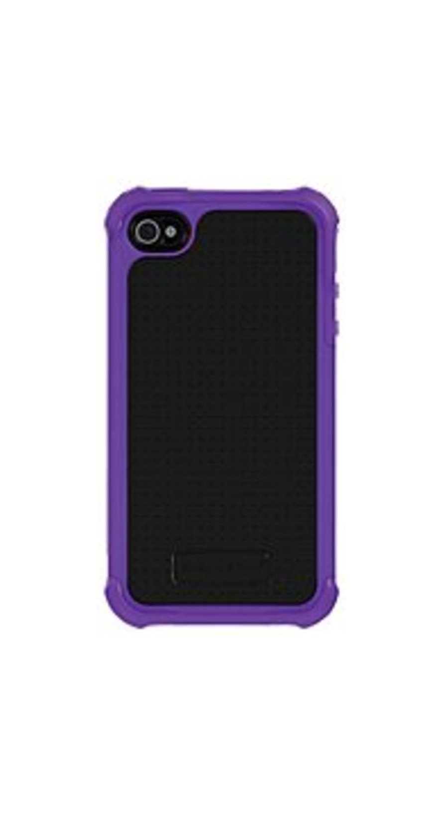 Ballistic SA0582-M665 Soft Gel Case for iPhone 4 and 4S - Purple, Black