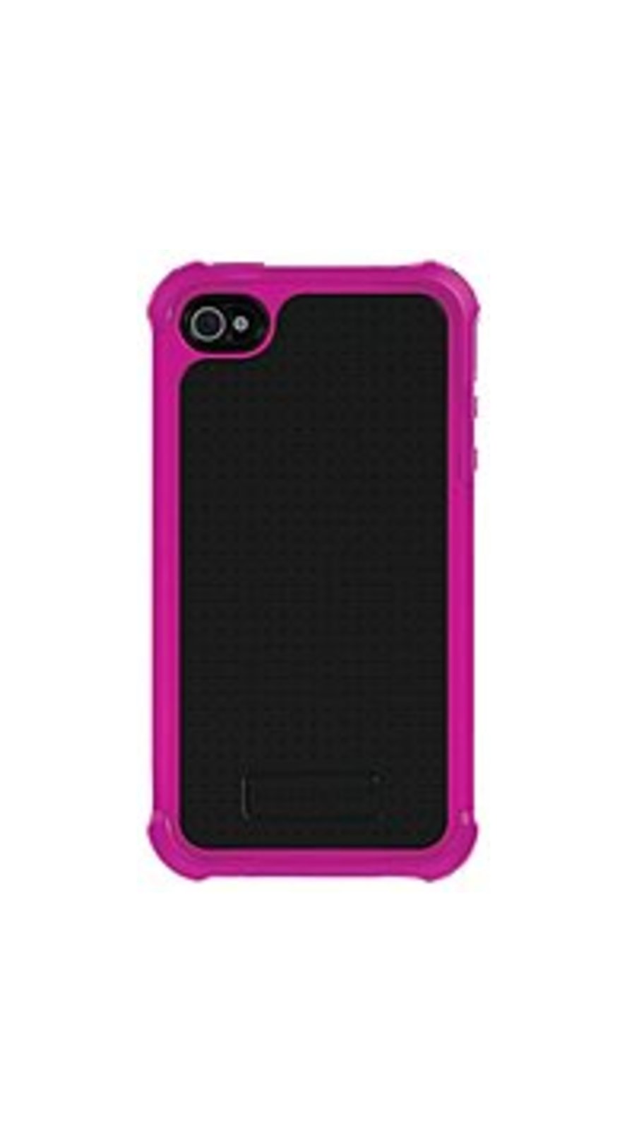 Ballistic SA0582-M965 Soft Gel Case for iPhone 4 and 4S - Pink, Black