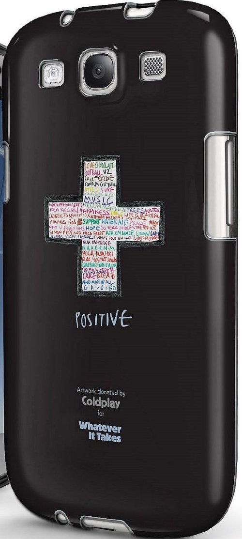 Symtek Whatever It Takes WUS-GS3-GCP01 Premium Gel Shell for Samsung Galaxy S III - Coldplay Black